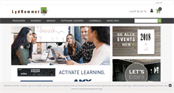 Desktop Screenshot of lydrommet.dk